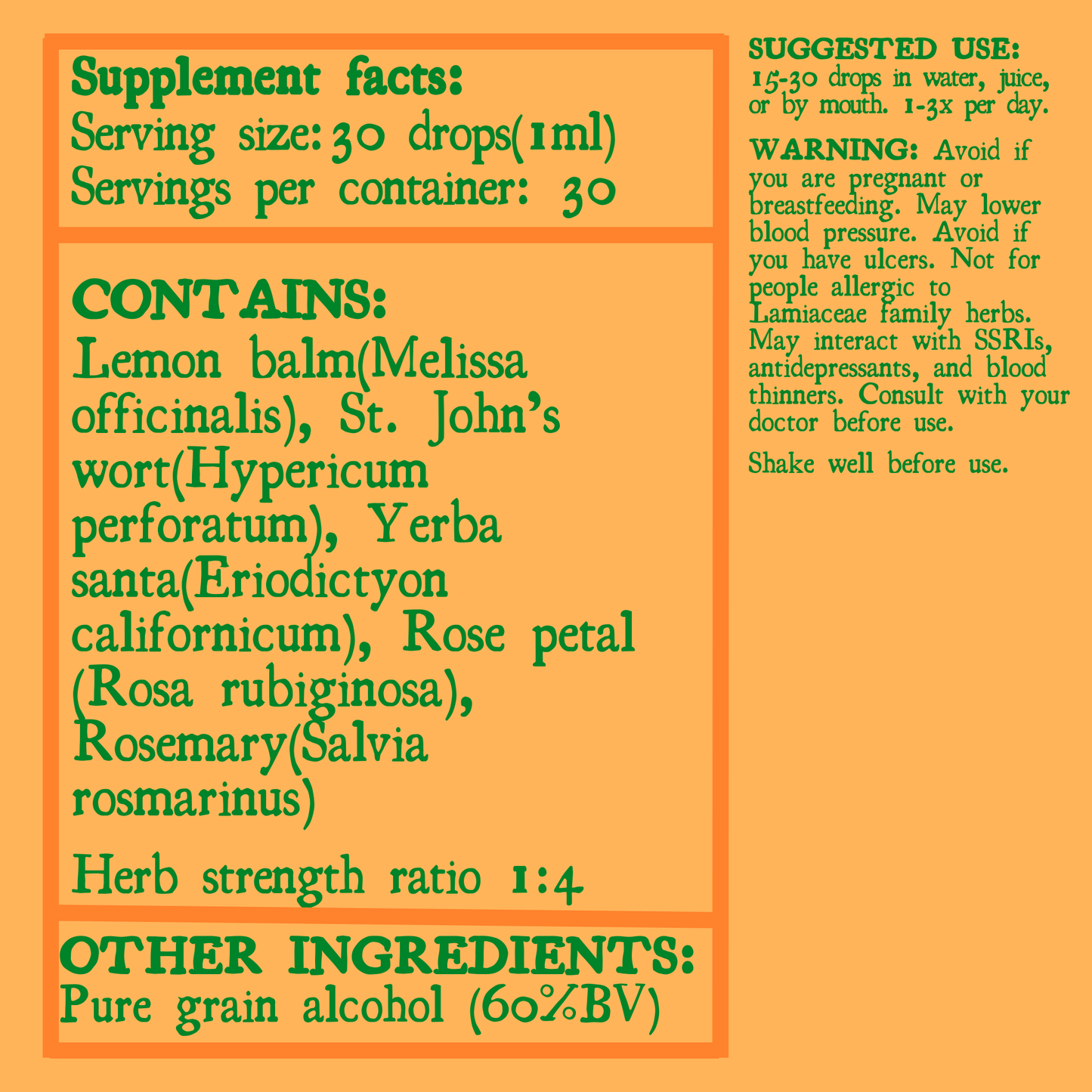 Mood Lift Balancing Tincture