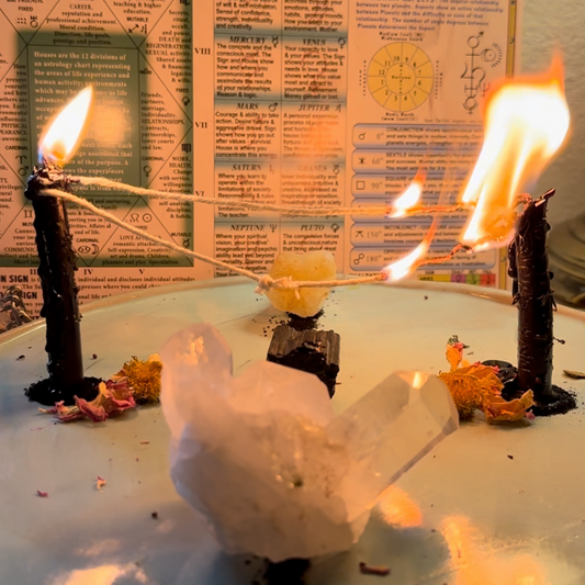 Cord Cutting Candle work