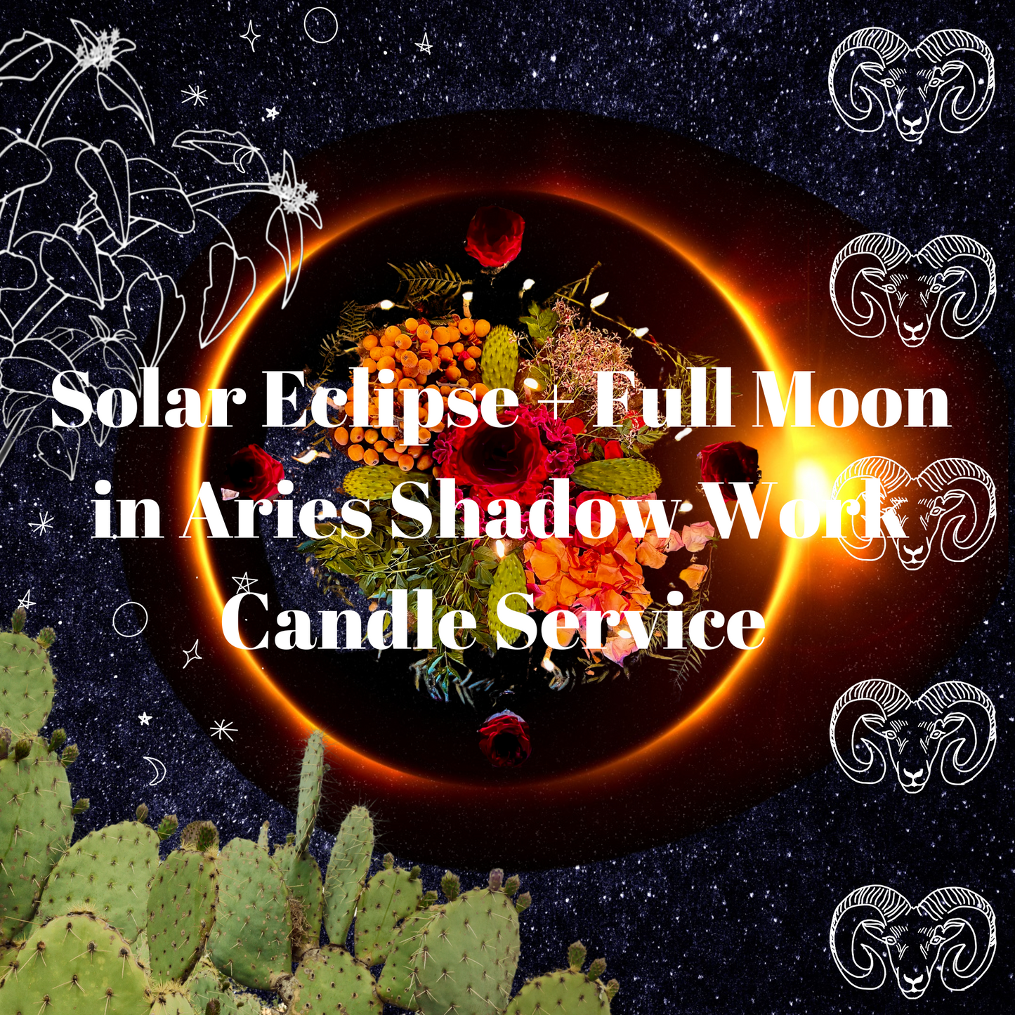 Solar Eclipse Shadow Work Candle Service (April 8th)