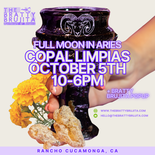 Full Moon in Aries Copal Limpia in Rancho Cucamonga (Inland Empire)